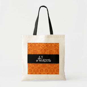 Tote Dama de honra do damasco ou o bolsa alaranjado da
