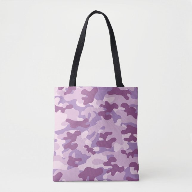 Tote de Camuflagem Roxa (Frente)