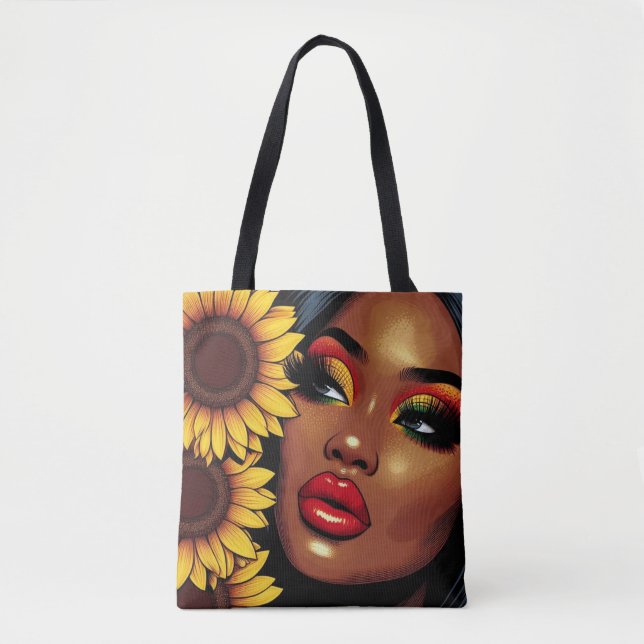 Tote de Elegância de Girassol (Frente)