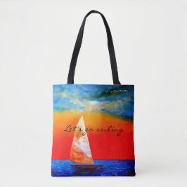 Tote Deixe-nos ir navegar o bolsa - mercadoria de Jenny