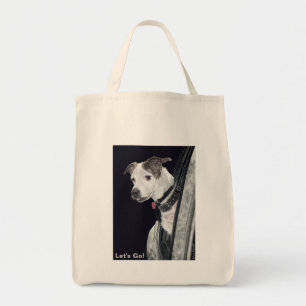 Tote "Deixe-nos ir!" - O bolsa - cão da aventura (com