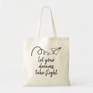 Tote Deixe seus sonhos tomar o bolsa do presente da