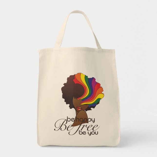 Tote Dela e dela sejam o bolsa feliz (Frente)