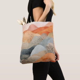 Tote Desert Canyon Watercolor Bolsa