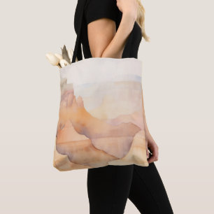 Tote Desert Canyon Watercolor Bolsa