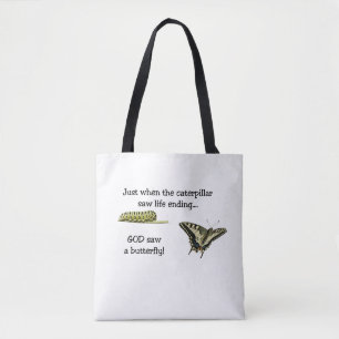 Tote Deus Viu Uma Bolsa De Borboleta