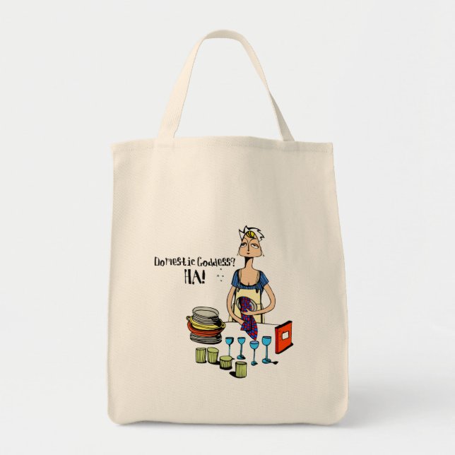 Tote Deusa Doméstica? Ai! Bolsa (Frente)