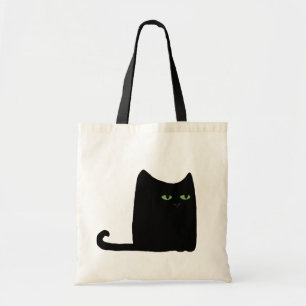 Tote Dexter o bolsa gordo do gato preto (customizável)