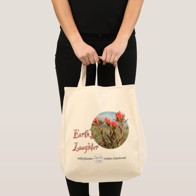 Tote Dia da Terra, Bolsa de cultivar de flores silvestr (Frente (produto))