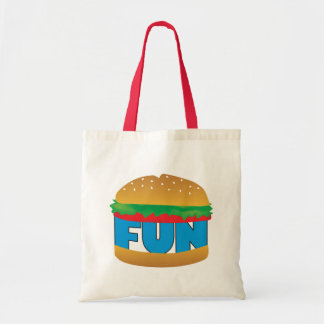 Tote Divertimento em um bolsa do bolo