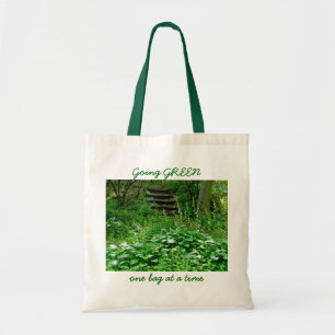 Tote Dk Green Hosta indo para GREEN, uma bolsa de cada