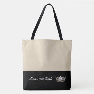 Tote Do bolsa de prata da coroa da senhorita América