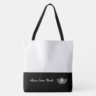 Tote Do bolsa de prata da coroa da senhorita América