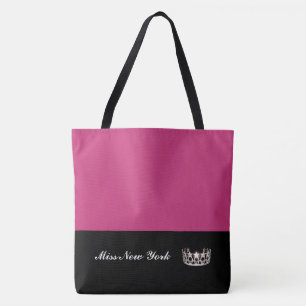 Tote Do bolsa de prata da coroa da senhorita EUA
