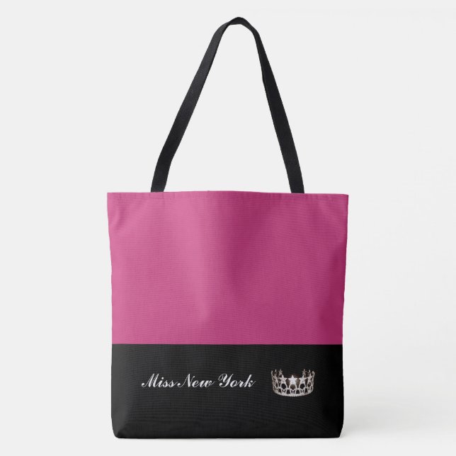 Tote Do bolsa de prata da coroa da senhorita EUA (Frente)