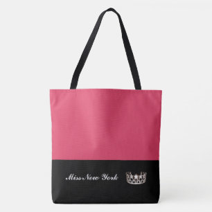 Tote Do bolsa de prata da coroa da senhorita EUA