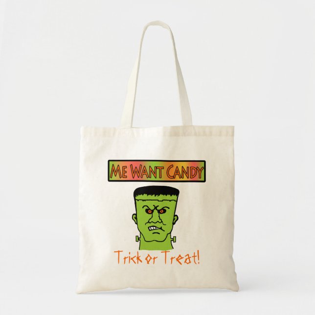 Tote Doçura ou travessura do saco de bolsa (Frente)