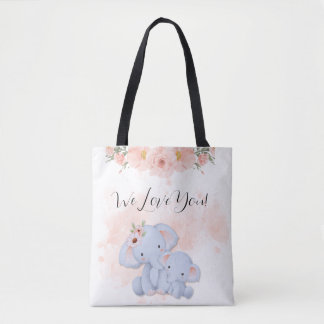 Tote Dois Baby Elephants Bolsa