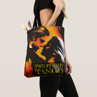 Tote Dois Flame Tango "Cobrir do Álbum" Bolsa