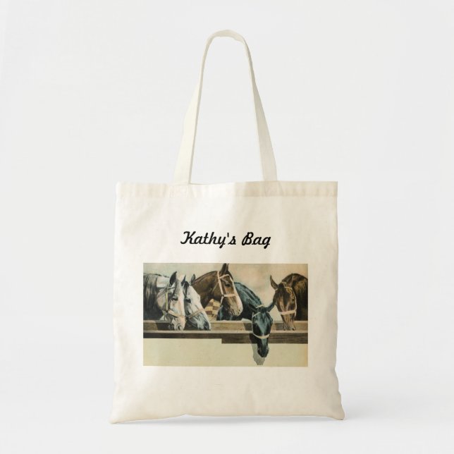 Tote Dos cavalos o bolsa junto (Frente)