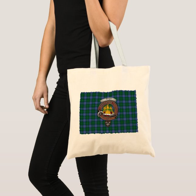 Tote Douglas Clan Crachá Tartan Bolsa (Frente (produto))