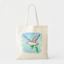 Tote Dove de Paz com Bolsa de Olive Branch Beach