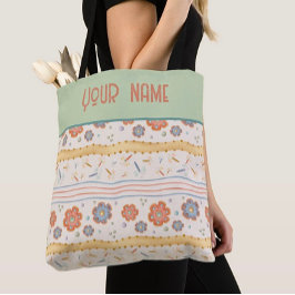 Tote Dragonfly Floral Whimsical Inspirivity bolsa