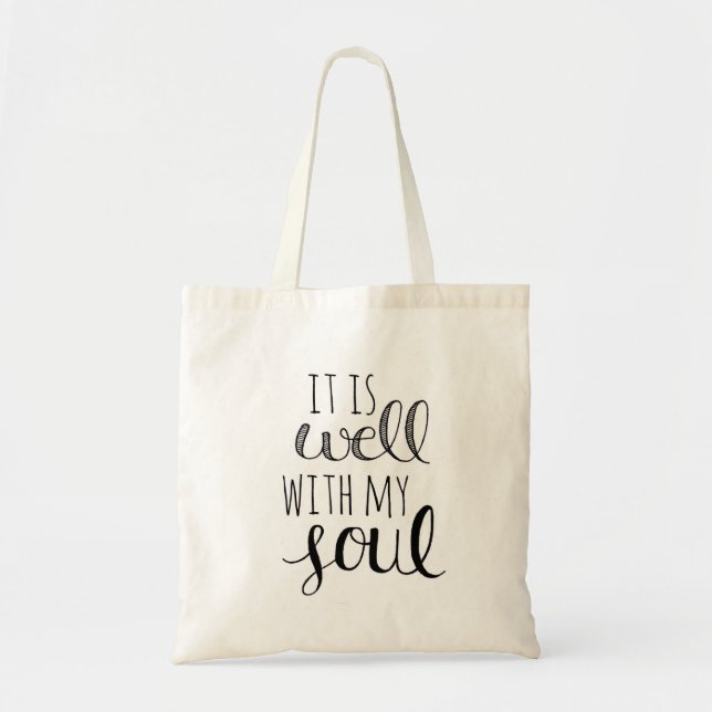 Tote É bem com meu bolsa da alma (Frente)