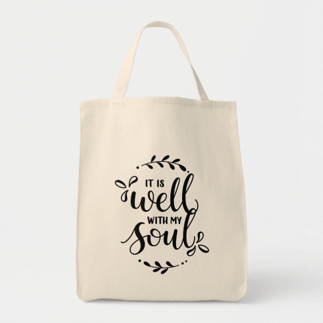 Tote É bem com minha alma - o bolsa (Frente)