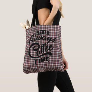 Tote É sempre Xadrez de Bolsa do tempo do café