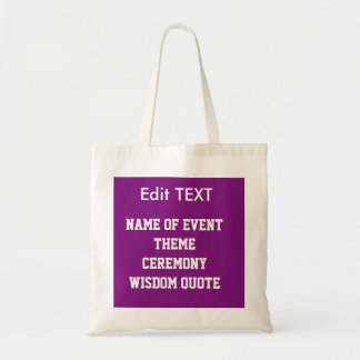 Tote Edit substitui o BOLSA do orçamento do modelo da