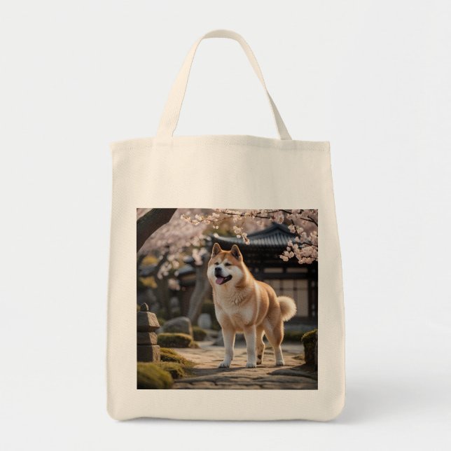 Tote Elegante Akita Grocery Bolsa (Frente)