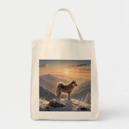 Tote Elegante Akita Grocery Bolsa