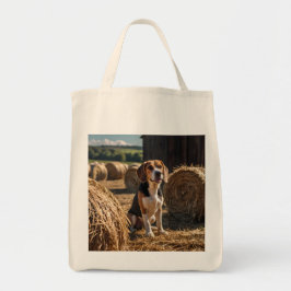 Tote Elegante Beagle Grocery Bolsa