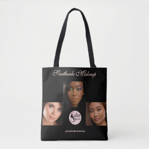 Tote Elegante Bolsa Quadrada de Negócios de Maquiagem P