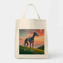 Elegante Greyhound Grocery Bolsa