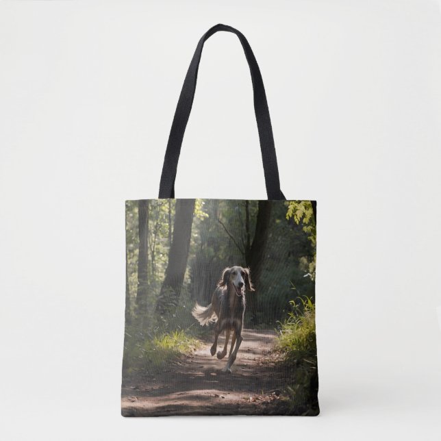 Tote Elegante Saluki Shoulder Bolsa (Frente)