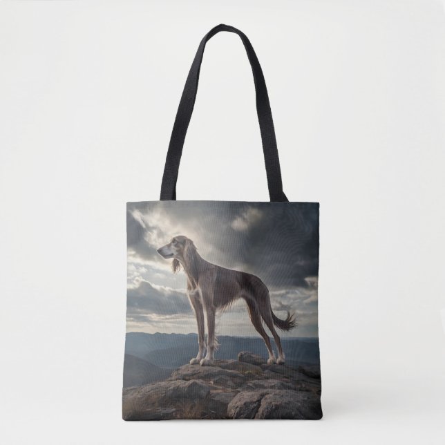 Tote Elegante Saluki Shoulder Bolsa (Frente)