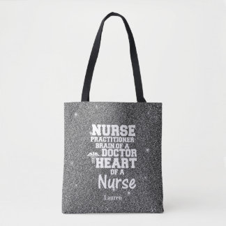 Tote Enfermeiro Bolsa Glitter Funny