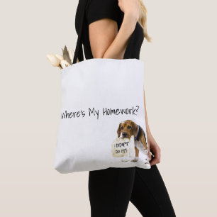 Tote Engraçado Cachorro Mau Que Eu não fiz Bolsa Book B