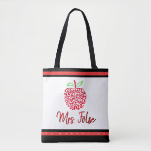 Tote Escola do costume do estudante de Apple do bolsa