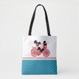 Tote Esquilos num Bolsa de Bicicleta