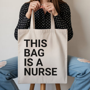 Tote Esta bolsa é um presente de formatura para enferme