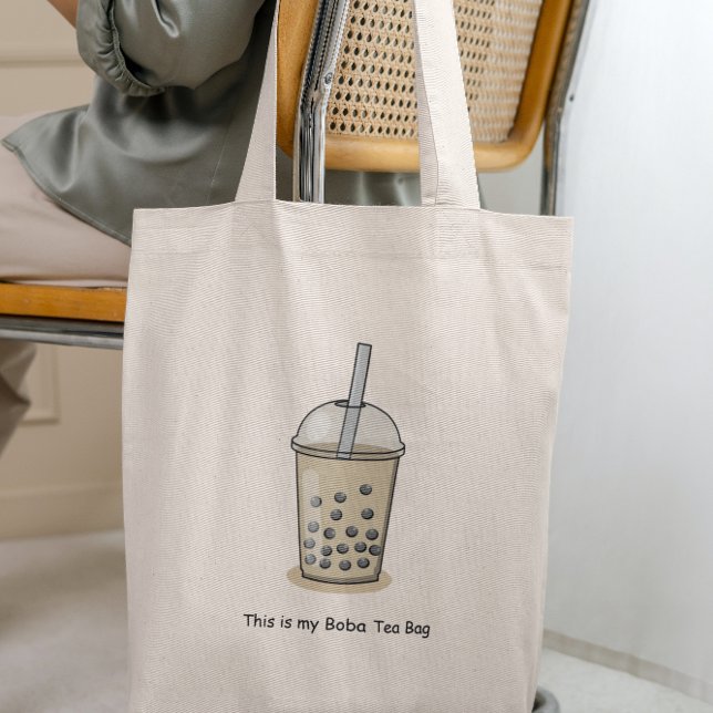 Tote Esta é a minha Boba Tea e a minha bolsa de leite (Criador carregado)