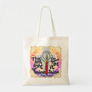 Tote Esta pequena bolsa de toalha cristã