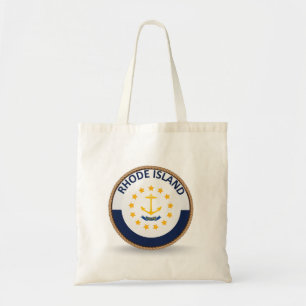 Tote Estado de Rhode - bandeira do bolsa do selo da