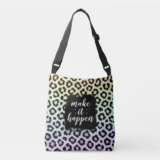 Tote Estampa de Leopardo Pastel Faça Acontecer