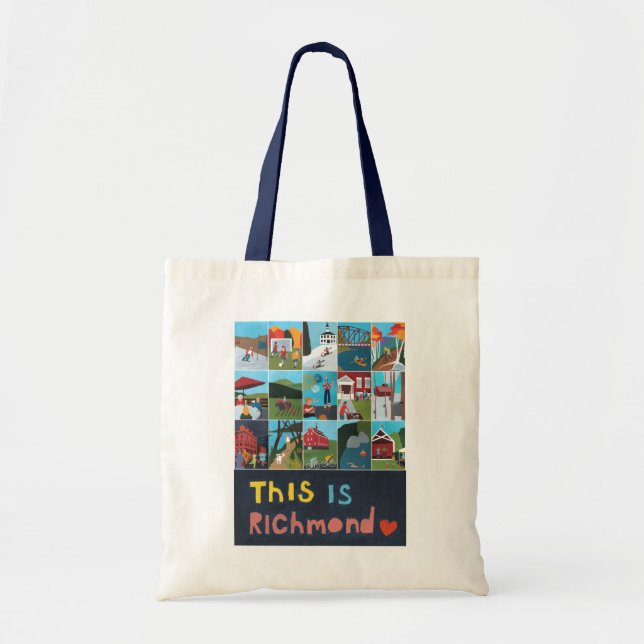 Tote Este é Richmond Bolsa (Poster Design) (Frente)