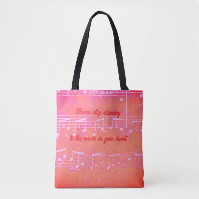 Tote Etapas Musicais - Bolsa de Mango Tango (Frente)