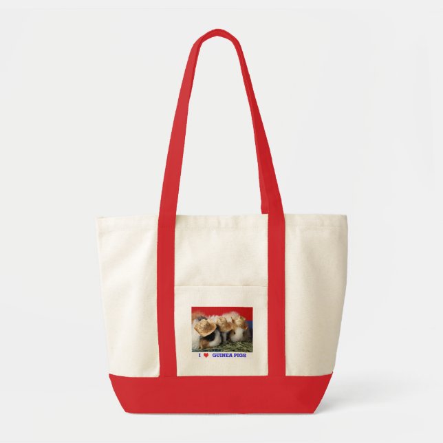 Tote Eu Amo A Bolsa De Porcos Da Guiné (Frente)